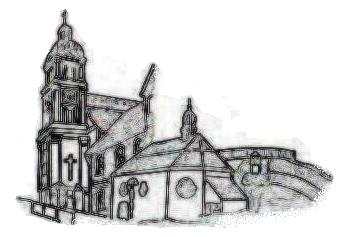 Zeichnung der Kirchen